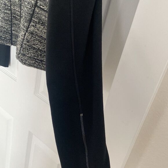 Ann Taylor Chic Black/Gray Wool Blend Tweed Jacket Blazer Career Women’s Size 6 - Picture 11 of 14